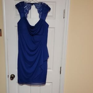 Collection B Royal Blue Backless Dress